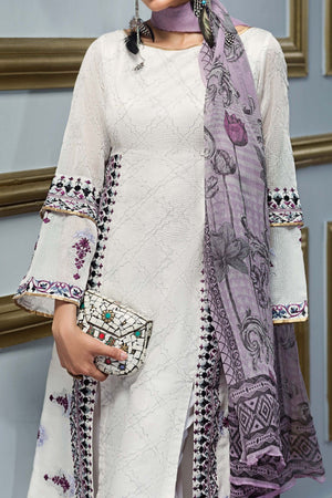 FE-133 Formal Embroidered Chiffon 3PC Suit