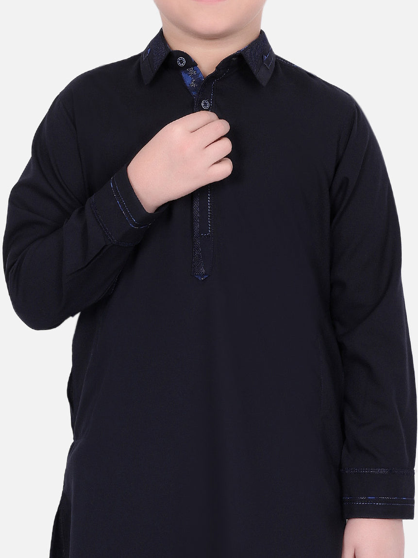 Shalwar Kameez Black Suit Design Boy New Eid Black Suit Design Boy