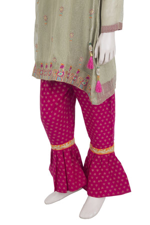 Girls Formal Embroidered 3PC Suit