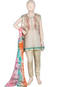 KDD-00988 Embroidered 3PC Suit